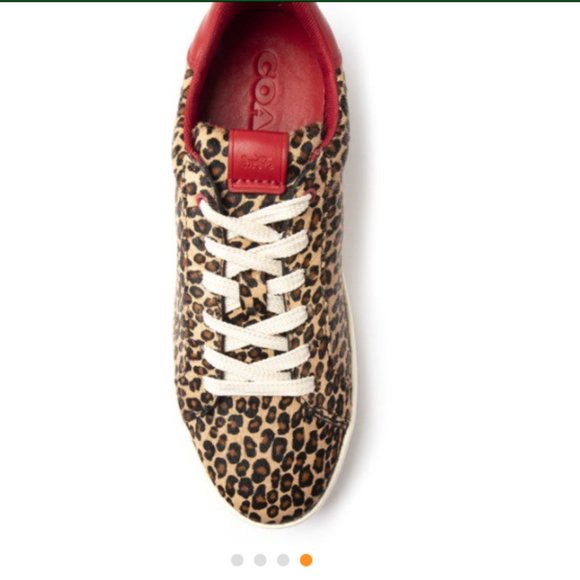 Coach Lowline Calf Hair Leopard print sneakers 7.5! - Picture 8 of 12